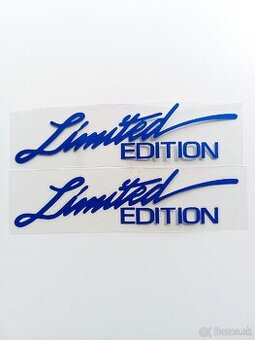 Nové modré nálepky Limited Edition