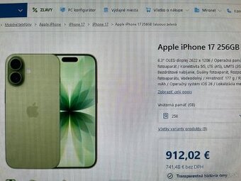 IPHONE 17 KÚPA