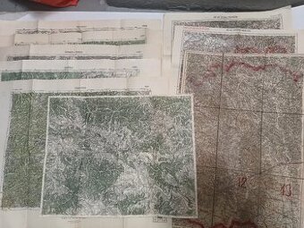 staré slovenské vojenské mapy 1923-1945