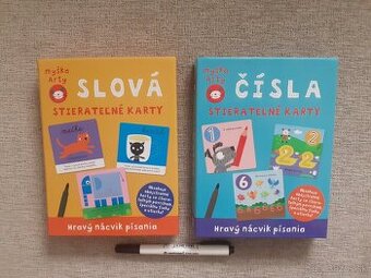 Stierateľné karty - nácvik písma