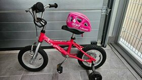 Hliníkový detský bicykel 12" + prilba Head