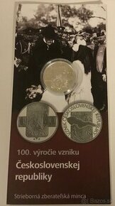 2018/10€ 100. výročie vzniku ČSR - BK