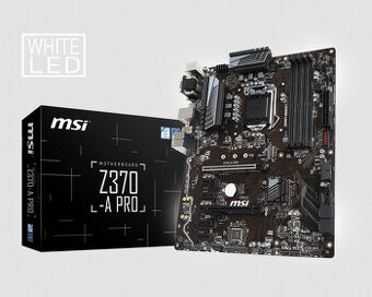 Herná doska MSI Z370-A PRO, socket 1151 / 8+9 gen. INTEL