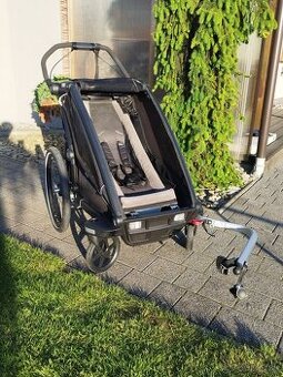 Predám Cyklovozík Thule Chariot Sport1+miminkovník+ MTB osku