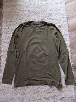 Tommy Hilfiger panske tričko M zelené