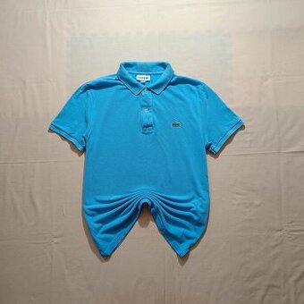 Lacoste svetlomodrá polokošeľa s krátkym rukávom tričko M