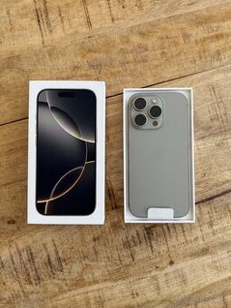 Apple iPhone 16 Pro 128 GB Natural Titanium, Záruka ,TOP