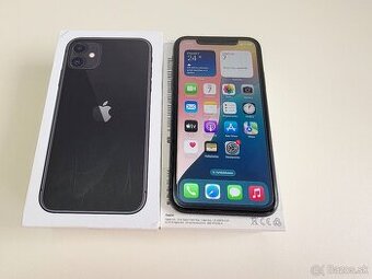 APPLE IPHONE 11 64GB BLACK ,ZDRAVIE BATERKY 100%