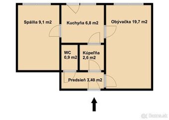 2 izb. byt po novej rekonštrukcii - Hanulova ul.