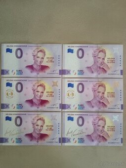 0 Euro bankovky Helena Vondráčková