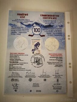 Pamätny list v hokeji 2025