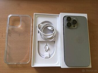 Predám Iphone 16 pro max 256 gb prírodný titán - 1
