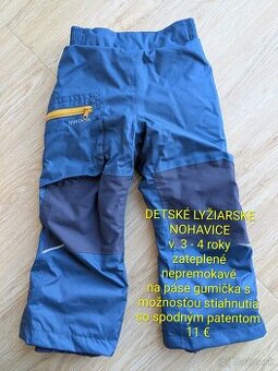 Detské dlhé nohavice ❄️
