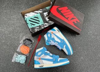 Jordan 1 Retro High Off-White University Blue Tenisky