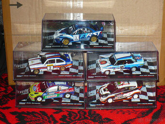 Kovové modely rally - deAgostini (Altaya) 1/43