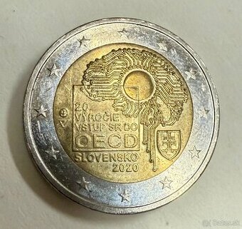 2€ minca 20. vyrocie vstup SR do OECD