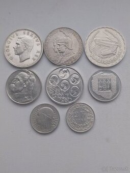 Zahranične strieborne mince