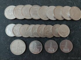 Mince 3. ríše - 1,2 a 5 RM
