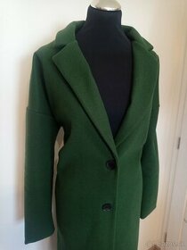 zelený kabát 38-42 - 1
