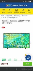 TV smart Samsung 125cm