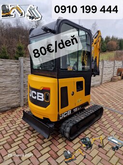 Minibager jcb 16c