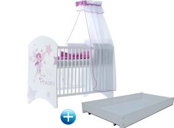 Detská postieľka pre malú princeznú