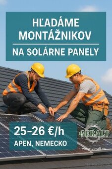 Montáž solárnych panelov Nemecko