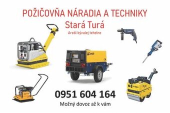 Požičovňa náradia a techniky Stará Tura