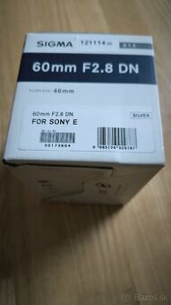 sigma 60 mm F2.6 DN pre sony E
