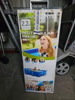 Predám bazén Intex 220x150x60