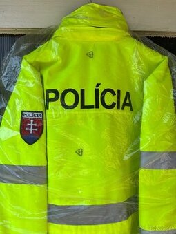 Predám novú reflexnú policajnú vetrovku – veľkosť UNI