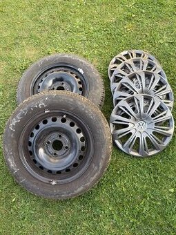 Zimné pneu na plecháčoch DUNLOP 4ks