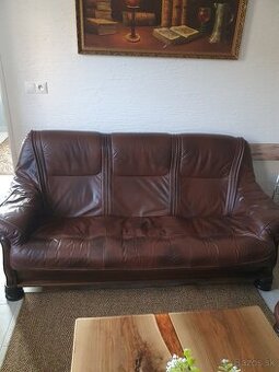 Predám koženu sedačku 3+2+1