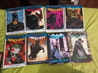 Komiksy Batman od Toma Kinga 1-7+Batman Flash Odznak