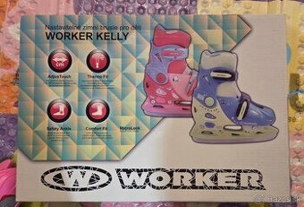 detské korčule na ľad nastaviteľné XS 29 30 31 32