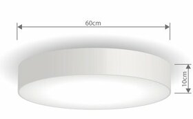 Nové LED stropné svietidlo biele - 1