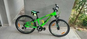 Predám detský bicykel 24 kola Cube Race Neón