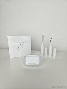 Airpods Pro 2 + priesvitný obal + čistiace pero