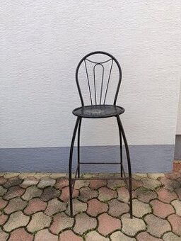 kovové barové stoličky