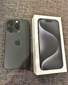 IPhone 15 Pro 256Gb Černý Titan (NOVÝ) DreamMobile.cz