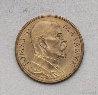 AE Medaila TG Masaryk 1935 - Narodeninová - TOP STAV