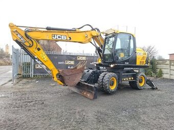 Kolesové rýpadlo JCB JS145W lomený výložník