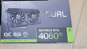 Predám grafiku ASUS DUAL RTX4060ti 8GB GDDR6