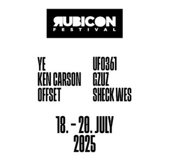 Ye (Kanye West) Rubicon festival Sunday ticket