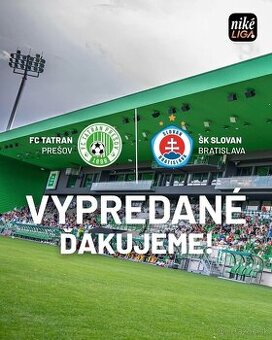 Tatran Prešov - Slovan Bratislava