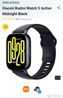 Smart hodinky Xiaomi redmi watch 5 aktive