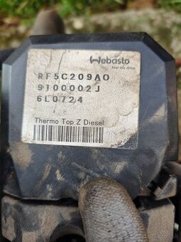 Webasto thermo top Z mazda 6 2007