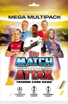 Futbalové kartičky Match Attax 2025/26 ... obyčajné