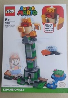 Nové LEGO Super Mario 71388 Boss Sumo Bro a padajúca veža