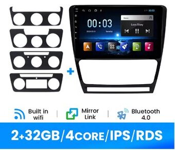 Radio Skoda Octavia 2,2008-2013,10",2+32GB,GPS,BT,WiFi,A12